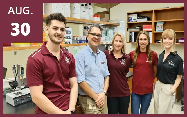 Dr. Chelko's lab group photo
