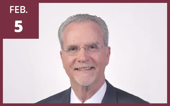 Photo of David Ledbetter with the text 