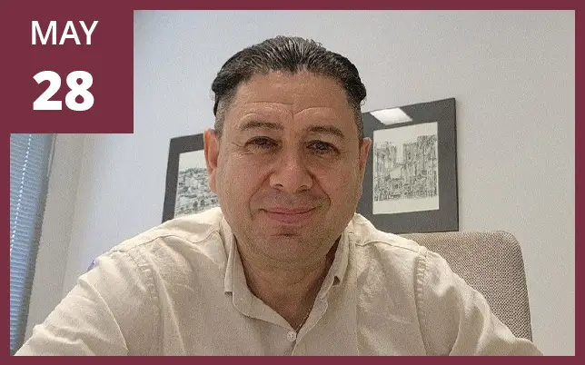 Photo of Boris Kantor with the text 